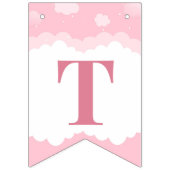 Pink Elephant Girl Baby Dusche Wimpelkette (Zweite Fahne)