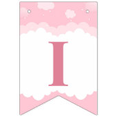 Pink Elephant Girl Baby Dusche Wimpelkette (Erste Fahne)