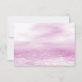 Pink Elephant Hot Air Ballon Danke Karte (Rückseite)