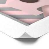 Pink Elephant Kinderzimmer Mauer Kunst Poster (Ecke)