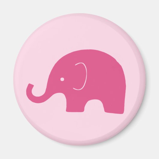 Pink Elephant Magnet (Vorne)
