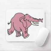 Pink Elephant Mousepad (Mit Mouse)
