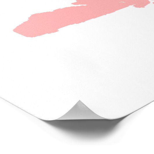 Pink Elephant Poster (Ecke)