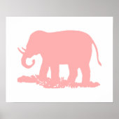 Pink Elephant Poster (Vorne)