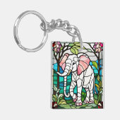 Pink Elephant Schlüsselanhänger (Vorderseite links)