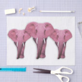 Pink Elephant Seidenpapier (Handwerk)