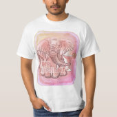 Pink Elephant T - Shirt (Vorderseite)