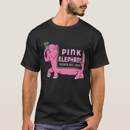 Pink Elephant T-Shirt (Vorderseite)