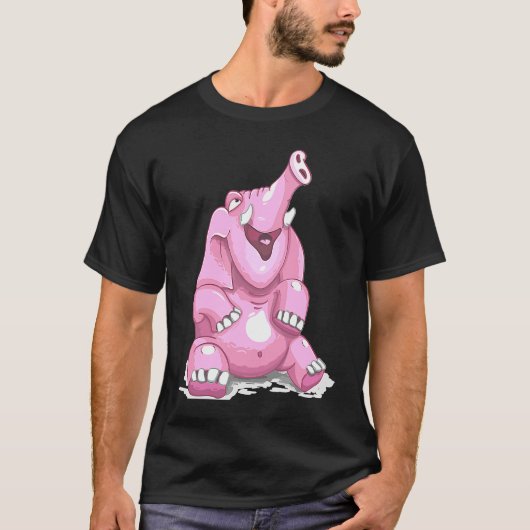 Pink Elephant T-Shirt (Vorderseite)
