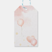 Pink Elephant Tag Geschenkanhänger (Rückseite)