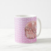 Pink Elephant Tasse (VorderseiteRechts)