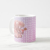 Pink Elephant Tasse (Vorderseite Links)