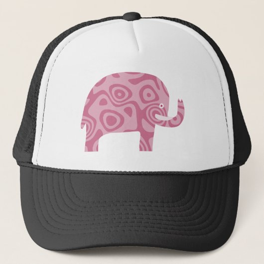 Pink Elephant Truckerkappe (Vorderseite)