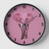 Pink Elephant Uhr (Vorderseite)