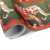 Pink Elephant und Polka Dot Chihuahua Geschenkpapier (Rolleneckpunkt)