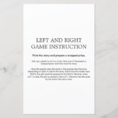 Pink Elephant Verlassen und Richtiges Baby Duschsp (Rückseite)