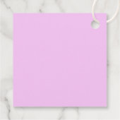 Pink Elephants Annaprashan | Erster Reis Geschenkanhänger (Rückseite)