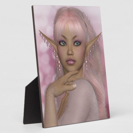 Pink Elf Fotoplatte (Seite)