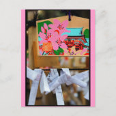 Pink Ema Postcard Postkarte (Vorderseite)