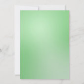 Pink Emerald Glitter Floral 50th Birthday Party Einladung (Rückseite)