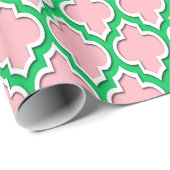 Pink Emerald Green Whx XL Marokkaner #4DS Geschenkpapier (Rolleneckpunkt)