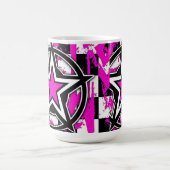 Pink Emo Star Tasse (Mittel)