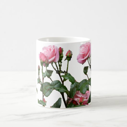PINK ENGLISCH ROSE KAFFEETASSE (Mittel)