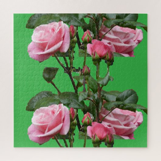 PINK ENGLISH ROSE PUZZLE (Vertikal)