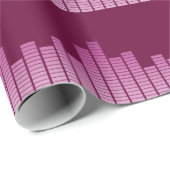 Pink Equalizer Geschenkpapier (Rolleneckpunkt)