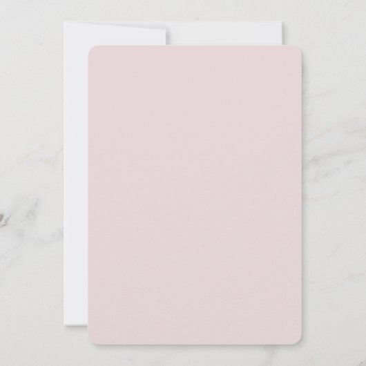 Pink Es ist eine Babydusche der Girl Balloon Einladung (Rückseite)