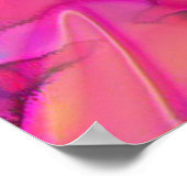 Pink Escape Print Poster (Ecke)