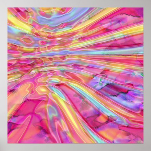 Pink Escape Print Poster (Vorne)