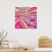 Pink Escape Print Poster (Küche)