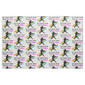 PINK ESSEN, SCHLAFEN, TRAIN, SPIELEN SOFTBALLDESIG STOFF (Fat Quarter (45,7 x 55,9 cm))