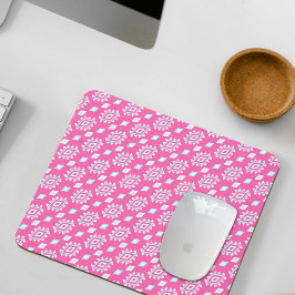 Pink Ethnic Pattern Mouse Pad Mousepad