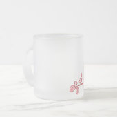 Pink-Eulen-Paare Mattglastasse (Vorderseite Links)