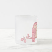 Pink-Eulen-Paare Mattglastasse (Mittel)