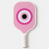 Pink Evil Eye Pickleball Paddle (Vorderseite)