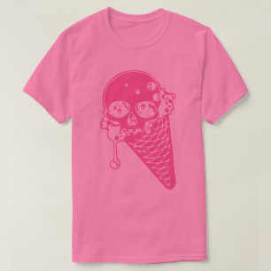 Pink Evil Ice Creme Cone T - Shirt