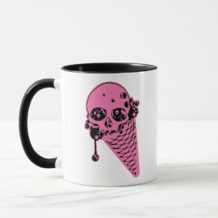 Pink Evil Ice Creme Cone Tasse