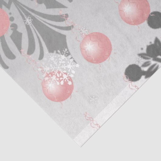 Pink Extravagantes Weihnachtsgeschmuckpapier Seidenpapier (Ausschnitt)