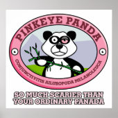 Pink Eye Panda Poster (Vorne)