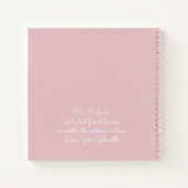 Pink Fabulous Friend Höhepunkt aufheitern Notizblock (Rückseite)