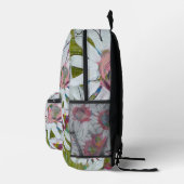 Pink Faces by Lydia's Art Sangria Bedruckter Rucksack (Rechts)