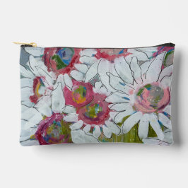 Pink Faces by Lydias Art Sangria Zubehörtasche