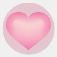 Pink Fade Heart