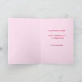 Pink Fairy 5. Geburtstag Karte (Innenseite)