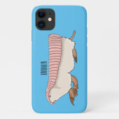 Pink fairy armadillo cartoon illustration Case-Mate iPhone hülle (Rückseite)