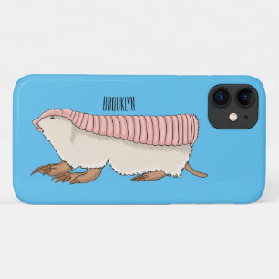 Pink fairy armadillo cartoon illustration Case-Mate iPhone hülle