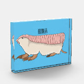 Pink fairy armadillo cartoon illustration fotoblock (Links)